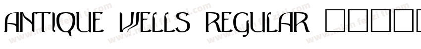 Antique Wells Regular字体转换